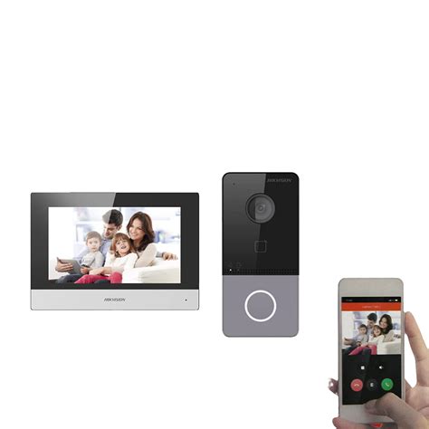 Buy Hikvision Inch Video Door Phone Kit Noise Suppression And Echo