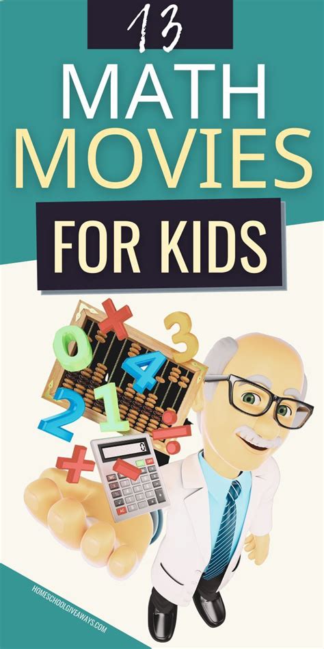 25 Math Movies for Kids & Family Friendly Math Shows | Math movies ...