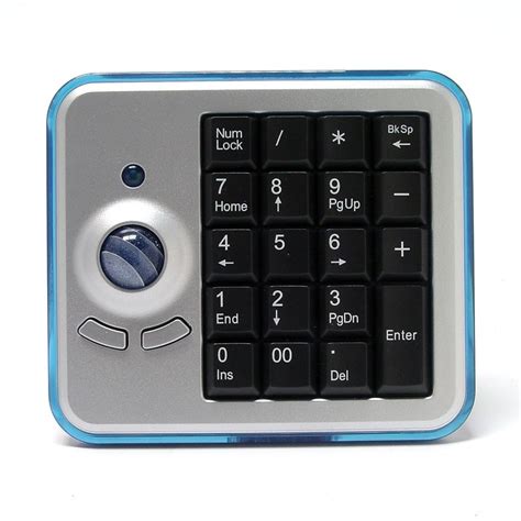 Teclado Num Rico Perixx Peripad Inal Mbrico Trackball Ptico