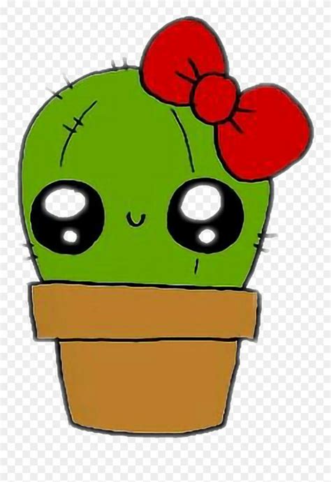 Cute kawaii cactus drawing | Cute easy drawings, Easy cartoon drawings ...