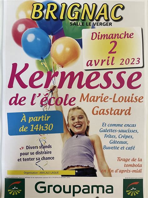 Kermesse De Lecole Marie Mouise Gastard Brignac