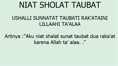 Tata Cara Sholat Taubat Lengkap Bacaan Niat Dan Doanya Bangkapos