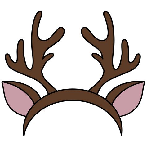 Reindeer antlers Clipart Christmas element 35545104 PNG