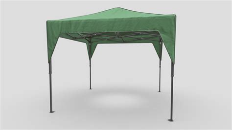 Pop Up Canopy Green Buy Royalty Free 3d Model By Chakkitpp 65b9f00