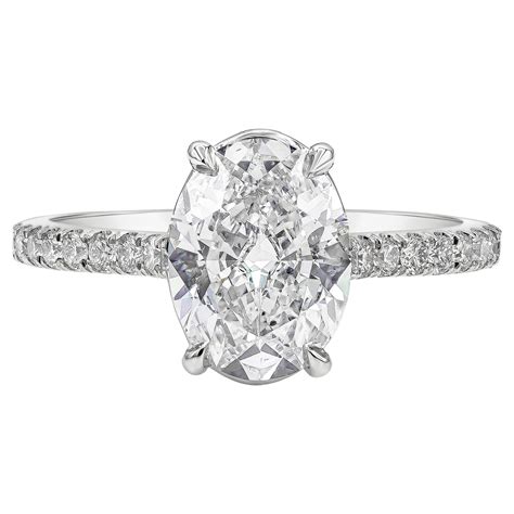 Roman Malakov 8 05 Carat Oval Cut Three Stone Diamond Engagement Ring