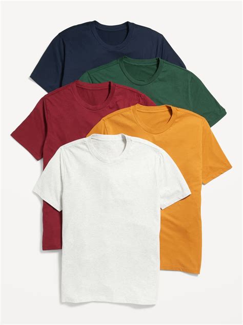 Soft Washed Solid T Shirt 5 Pack For Men Old Navy