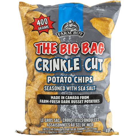 Farm Boy™ Crinkle Cut Potato Chips (400 g) | Farm Boy