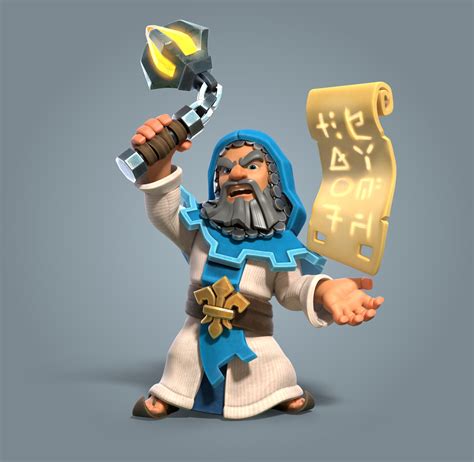 Surface Digital Clash Of Clans Dark Ages Grand Warden