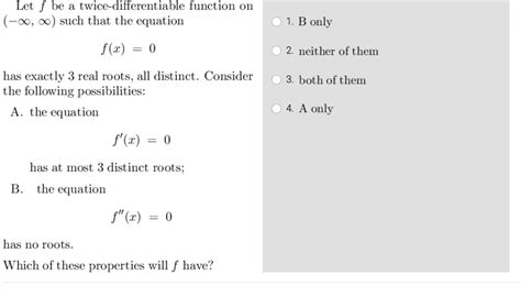 Solved Let F Be A Twice Differentiable Function On 0 0