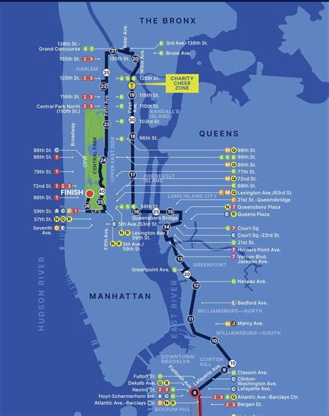 Map and Street Closures for NYC Marathon - Chabadinfo.com