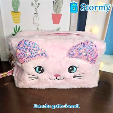 Estuche Gatito Kawaii Libreria Stormy