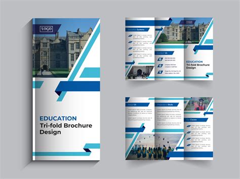 Education Tri-fold Brochure Template Design by hmabdulaziz8 on Dribbble