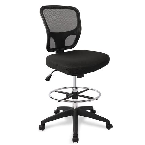 Mua Armless Drafting Chair Tall Office Chair Adjustable Height High