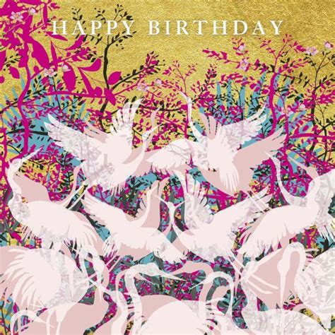 Happy Birthday Pink Flamingos Birthday Card The Joneses Limited