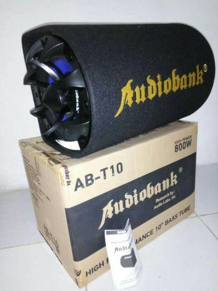 Jual Subwoofer Aktif Basstube Bass Tube Audiobank Inch Inci Di