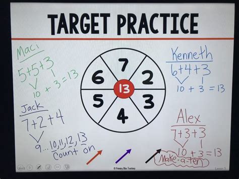 A White Board With Numbers And Times On It That Says Target Practice