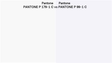 Pantone P 179 1 C Vs Pantone P 99 1 C Side By Side Comparison