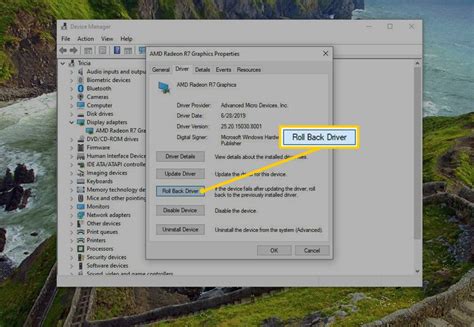 How To Roll Back A Driver In Windows