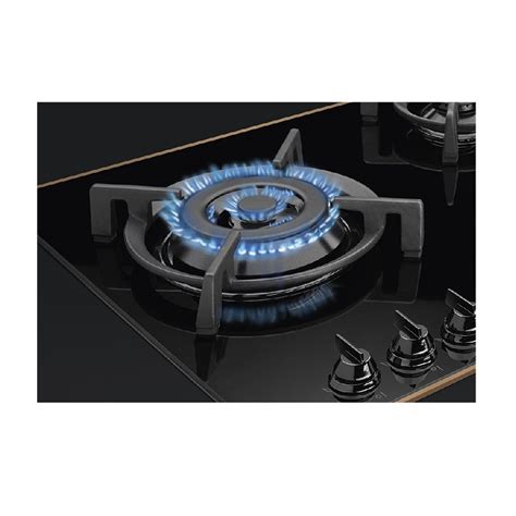 Smeg Pv Lcnr Gas Hob Cm Dolce Stil Novo Aesthetic Black