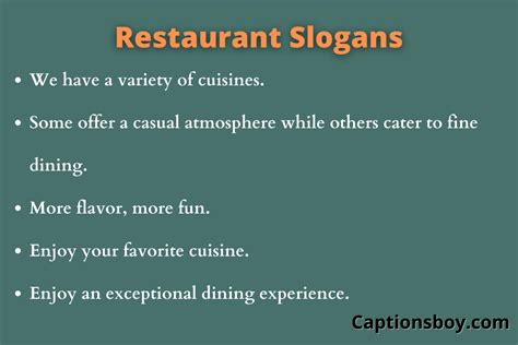 400+ Funny Restaurant Slogans That You Can Use