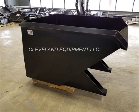 Dumping Hopper Skid Steer Mounted Hd Cleveland Equipment Llc