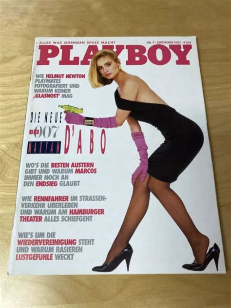 Playboy Magazine Germany Maryam Dabo James Bond Eur