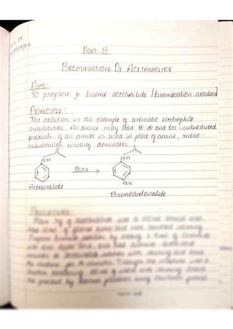 Solution Bromination Of Acetanilide Studypool