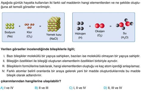 Saf Maddeler Test Z S N F Fen Bilimleri Testleri Yeni Nesil