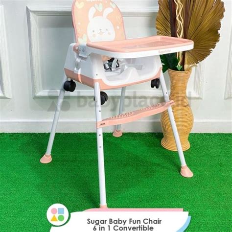 Jual SUGAR BABY FUN CHAIR 6 IN 1 SUGARBABY KURSI MAKAN TINGGI 6 POSISI