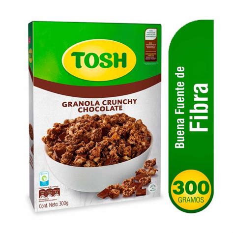 Granola Tosh Crunchy Chocolate Caja X Gr La Vaquita