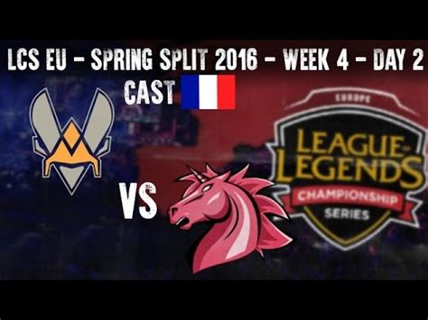 Vitality Vs Unicorns Of Love LCS EU 2016 Spring Split Week 4