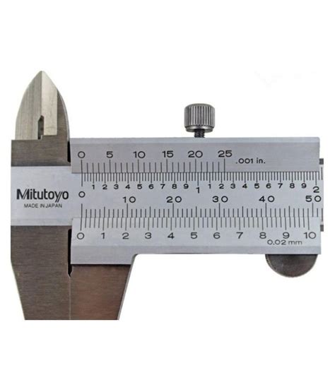 Analog Stainless Steel Mitutoyo Vernier Caliper Accuracy 0 02MM Size