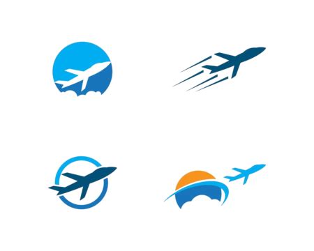plane logo vector airline plane illustration vector airline plane