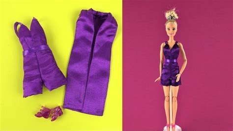 Diy Barbie Toy Cardigan Jumpsuit Barbie Fashion Clothes Tutorial For