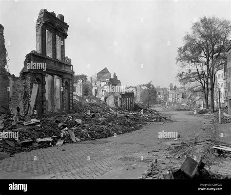 War Damage In Aachen Germany October 7 Hi Res Stock Photography And