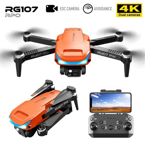 NEW RG107 MAX Drone 4K Professional Dual HD Camera FPV Mini Dron Aerial