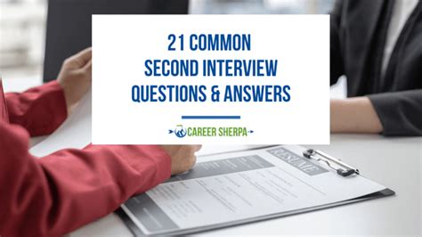 21 Common Second Interview Questions Answers 2022 CareerBeeps