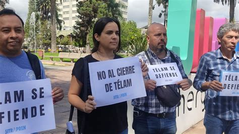 Trabajadores Jujeños De La Agencia Télam Protestaron En Plaza Belgrano