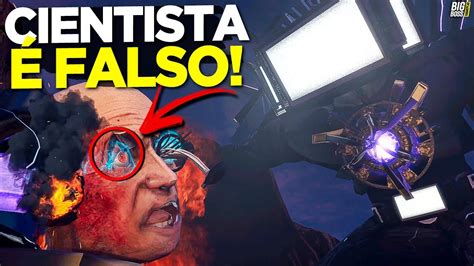 O CIENTISTA É FALSO MAIS PODEROSO QUE O TV MAN TITAN SKIBIDI TOILET