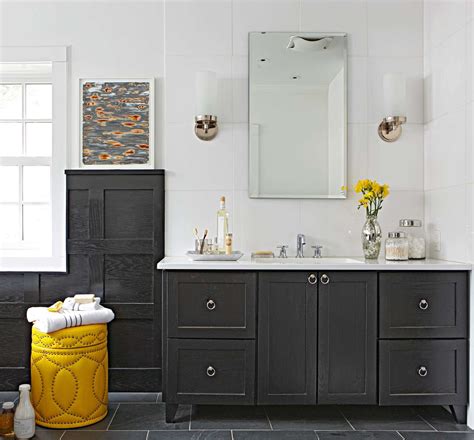 21 Pretty Bathroom Backsplash Ideas Ranging From Tile To Wallpaper