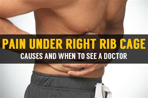 Learn Cause Of Pain Below Right Rib Cage And Home Treatment