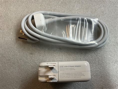 Apple A W Usbc Power Adapter For Macbook Pro White For Sale