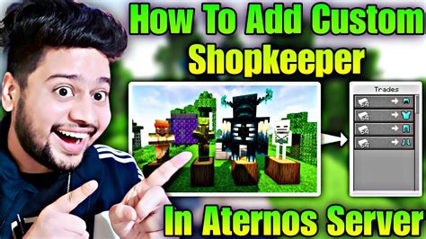 How To Add Custom Shopkeepers In Aternos Server Shopkeepers Plugin