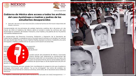 Gobierno de AMLO abrirá acceso a todos los archivos del Caso Ayotzinapa