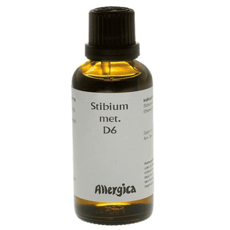 stibium met  draber allergica