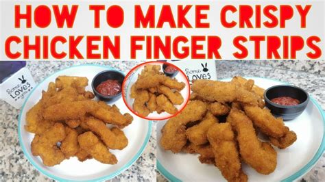 Crispy Chicken Fingers Recipehow To Make Chicken Fingerschicken Strips Quick And Easy Iftar