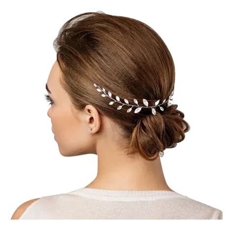 Accesorio Para El Pelo De Novia Con Diamantes De Imitaci N Mercadolibre