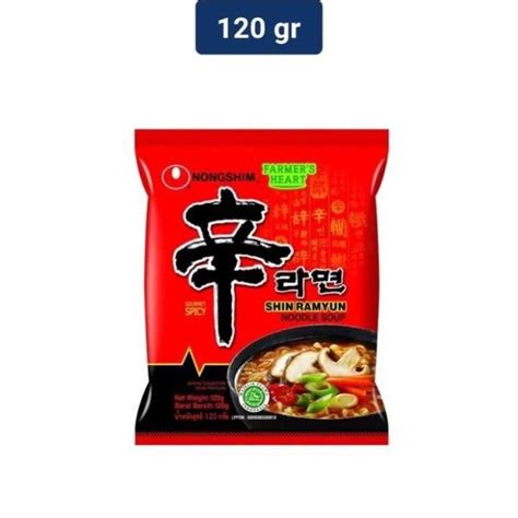 Jual AD NONGSHIM Shin Ramyun Spicy Mushroom 120 Gr Shopee Indonesia