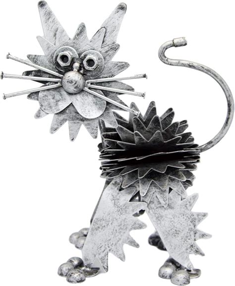 Fabulous Felines Metal Cat Ornaments For The Home And Living Room Cat