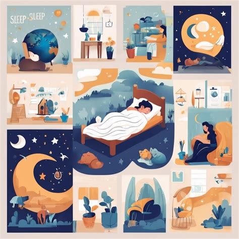 Premium Photo World Sleep Day Illustration